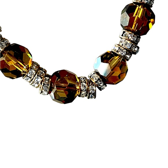 Swarovski Crystals Hand Beaded Necklace - Picture 8 of 13